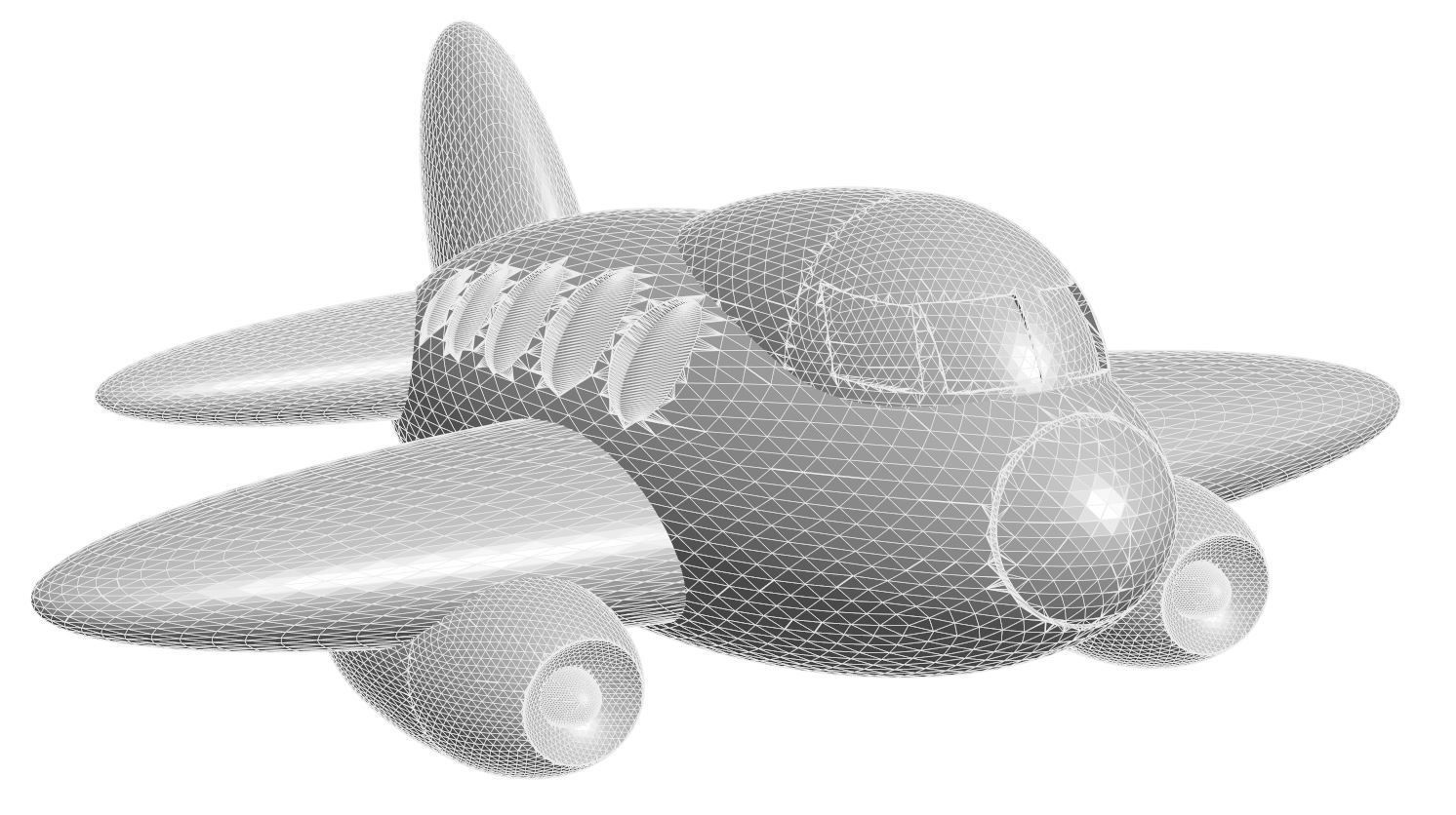 Aircraft 29 3D model_3