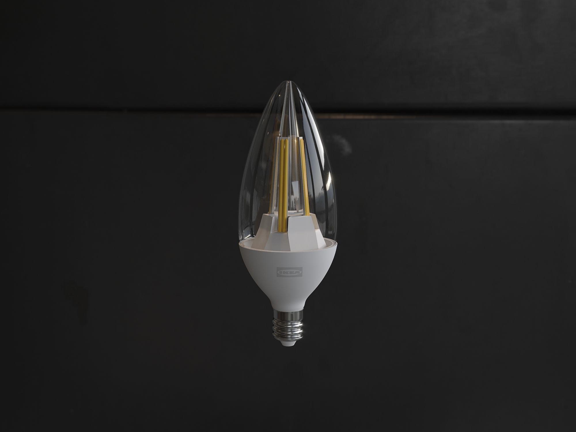 IKEA LEDARE LED Light Bulbs 3D model_2
