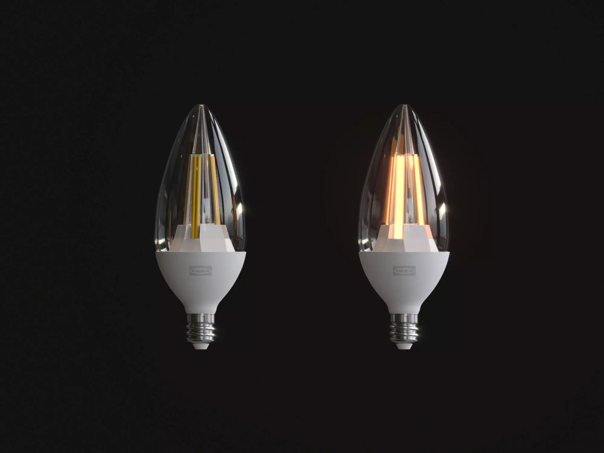 IKEA LEDARE LED Light Bulbs 3D model_0