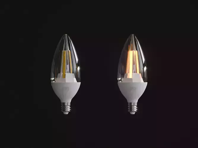 IKEA LEDARE LED Light Bulbs 3D model
