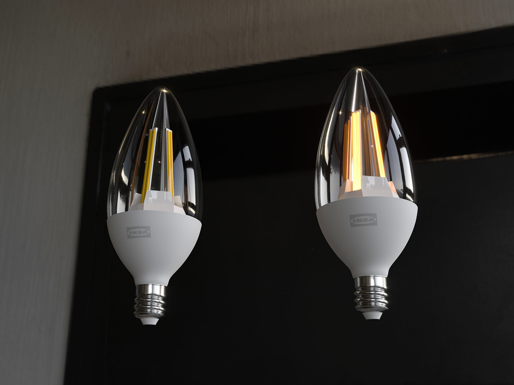 IKEA LEDARE LED Light Bulbs 3D model_11