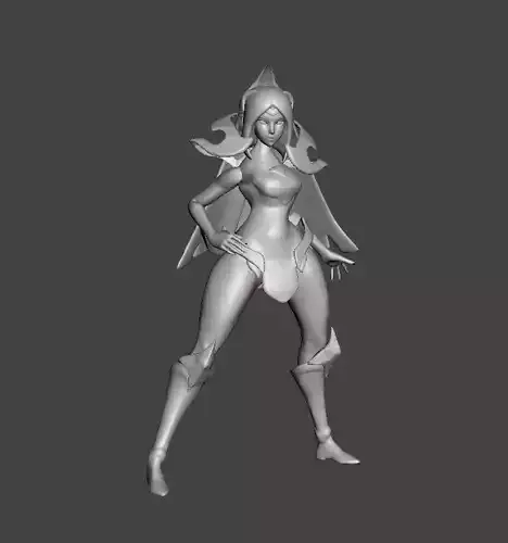 Irelia 3D Model female character