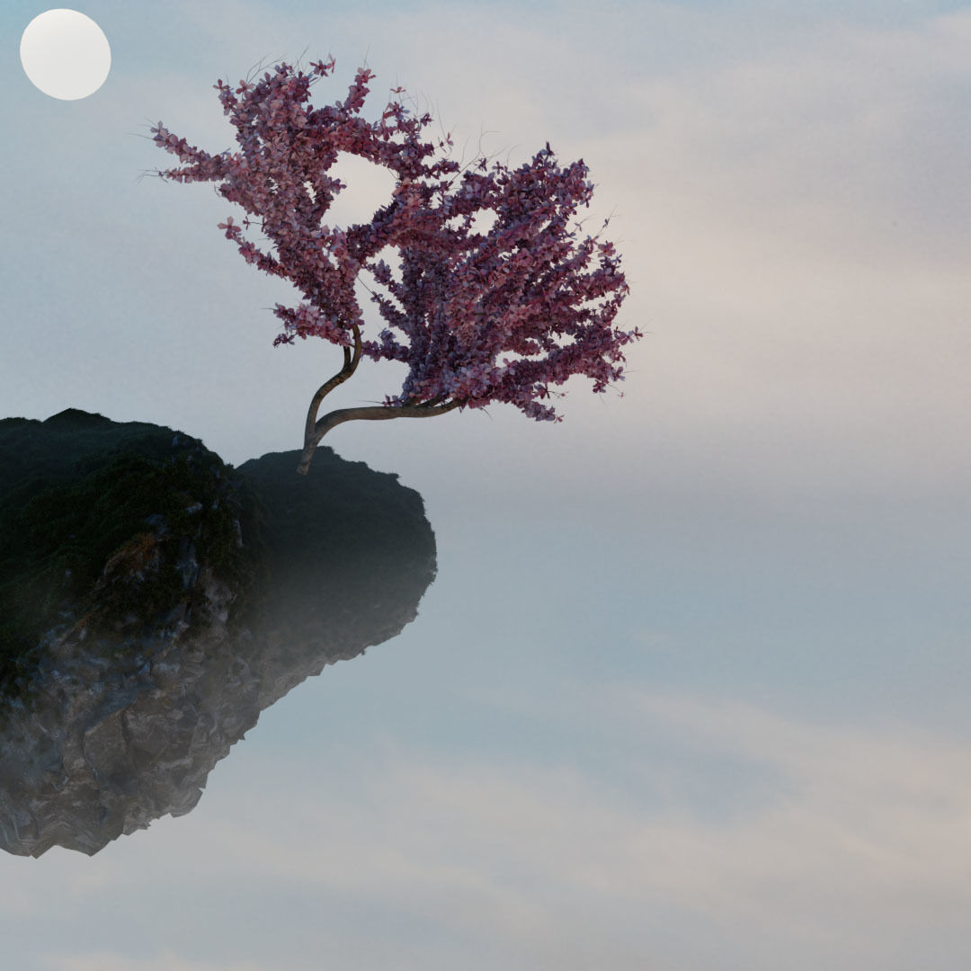 Cherry Blossom tree 3d Model  3D model_1