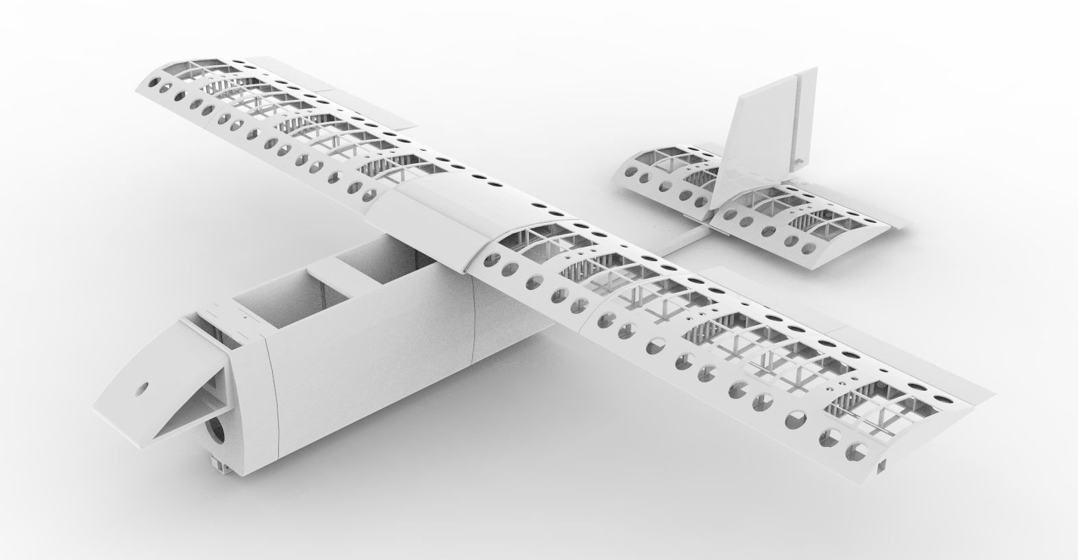 Aircraft collection jet plane 3D model_4