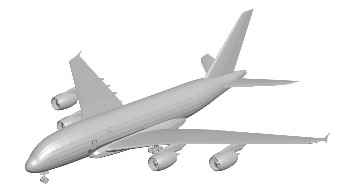 Aircraft collection jet plane 3D model_37