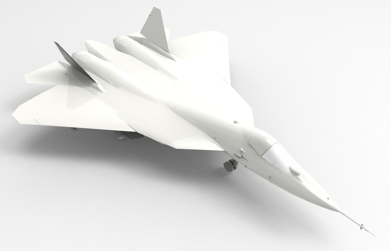 Aircraft collection jet plane 3D model_7