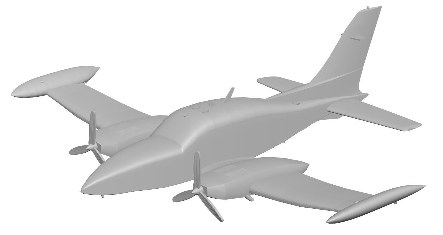 Aircraft collection jet plane 3D model_29