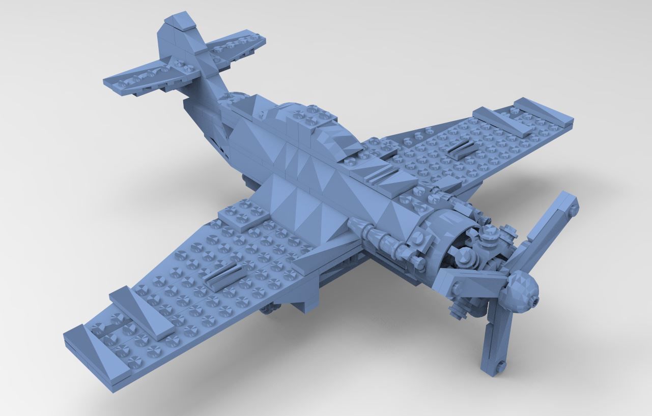 Aircraft collection jet plane 3D model_9