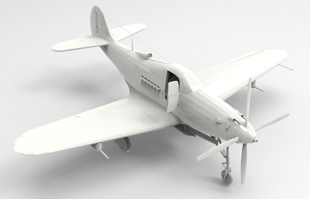 Aircraft collection jet plane 3D model_8
