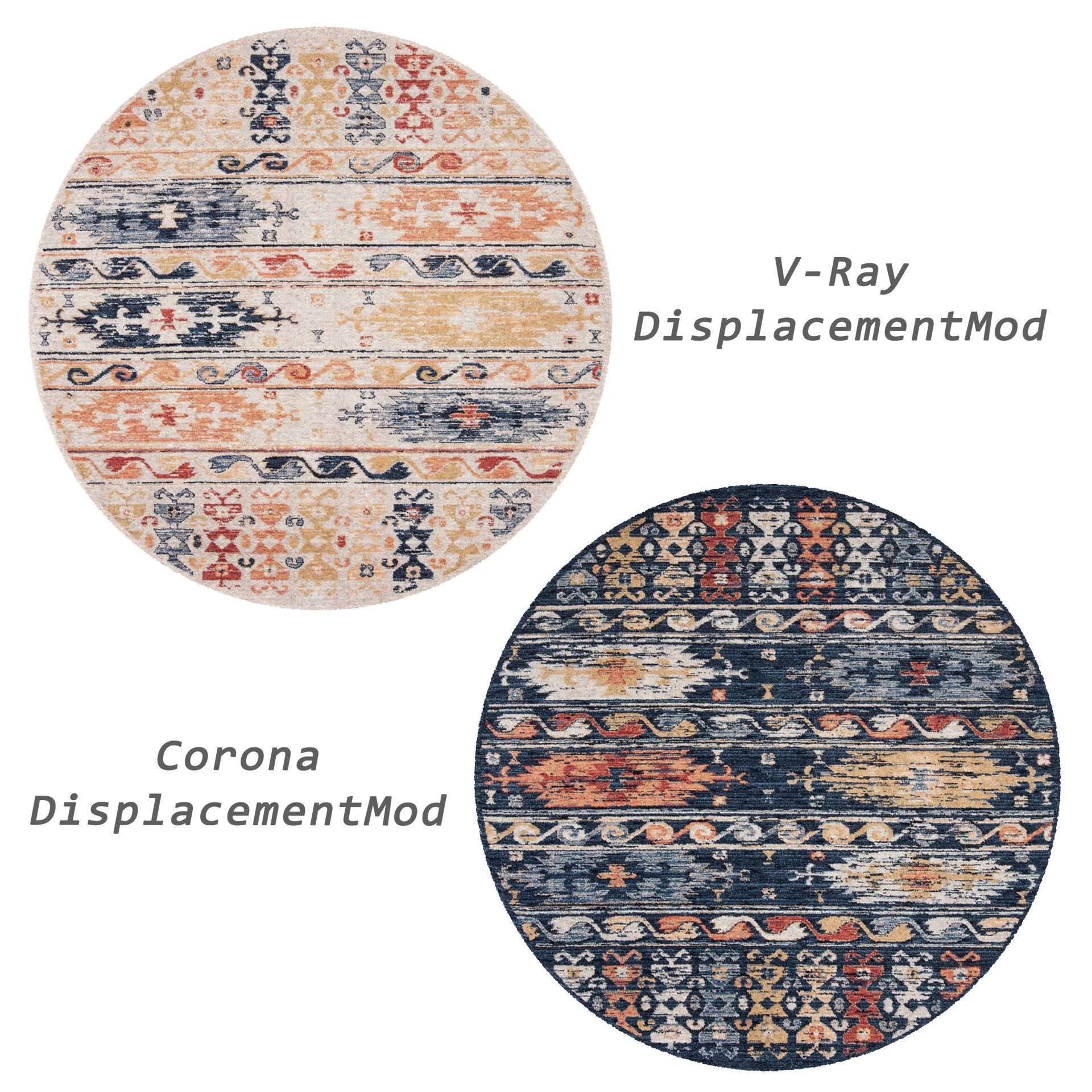 Rugs No 37 Low-poly 3D model_3