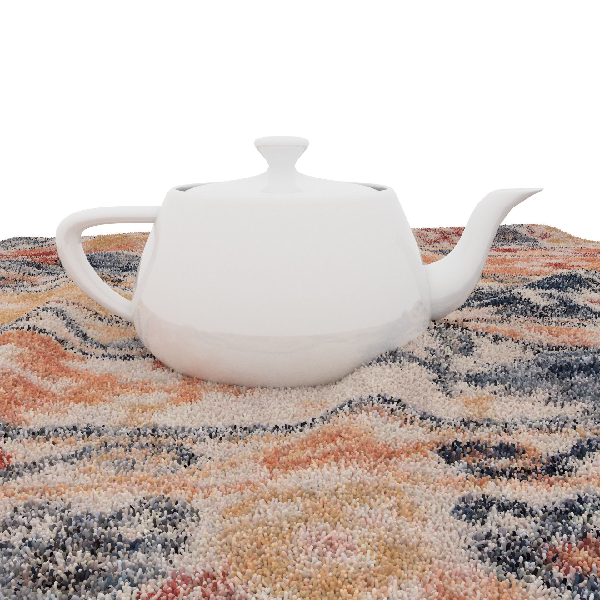 Rugs No 37 Low-poly 3D model_9