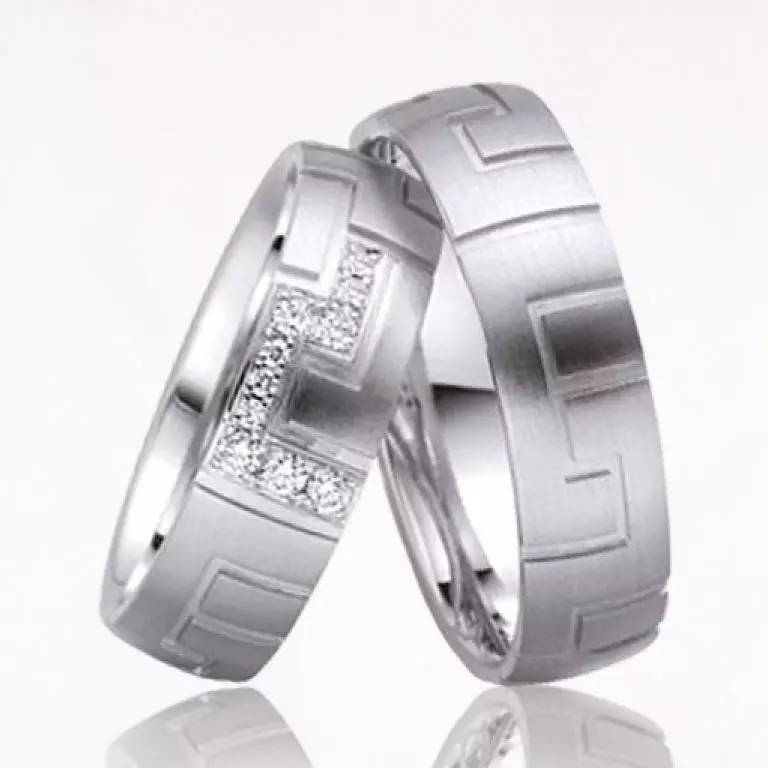 Wedding rings 047 3D print model