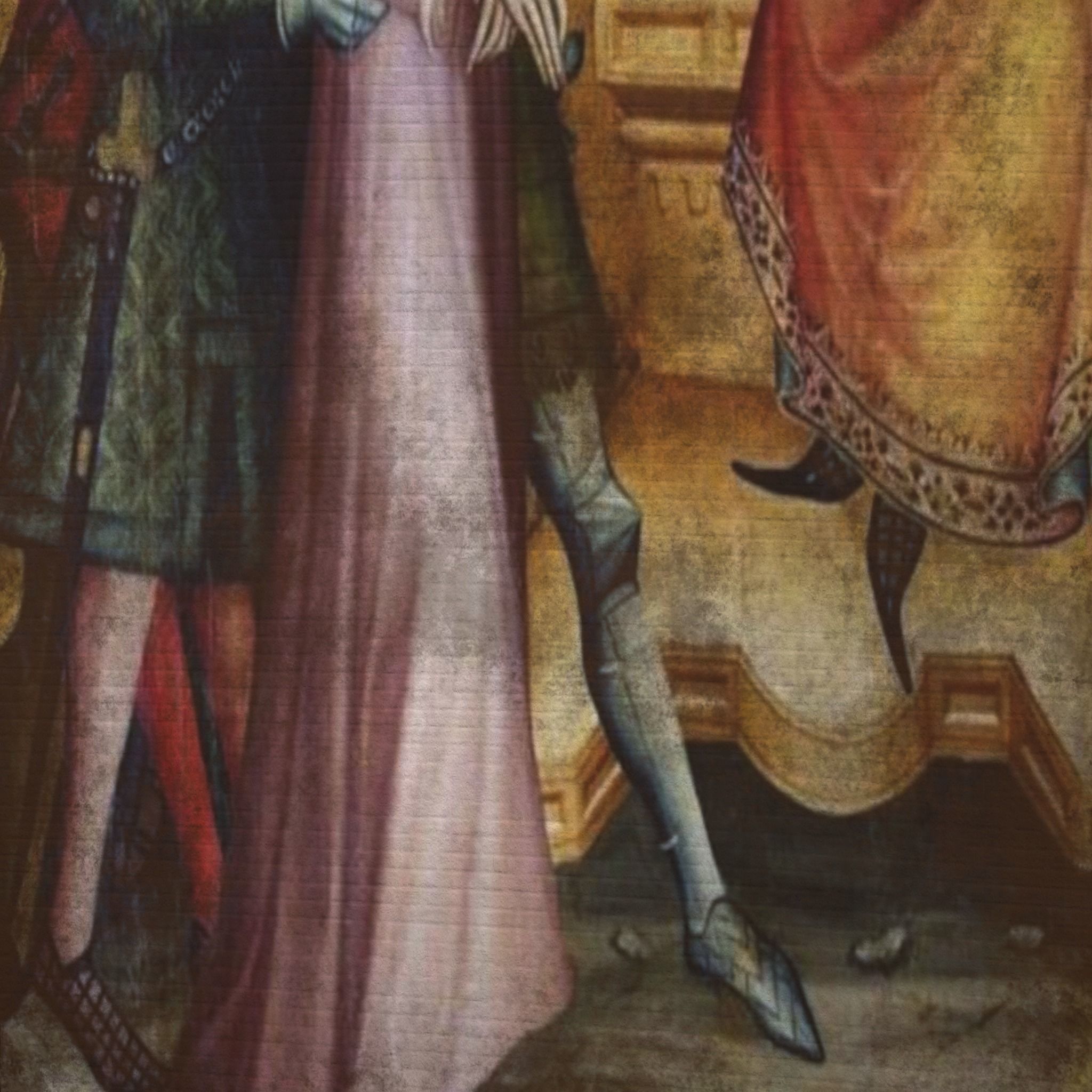 Medieval Church Painting Low-poly 3D model_15