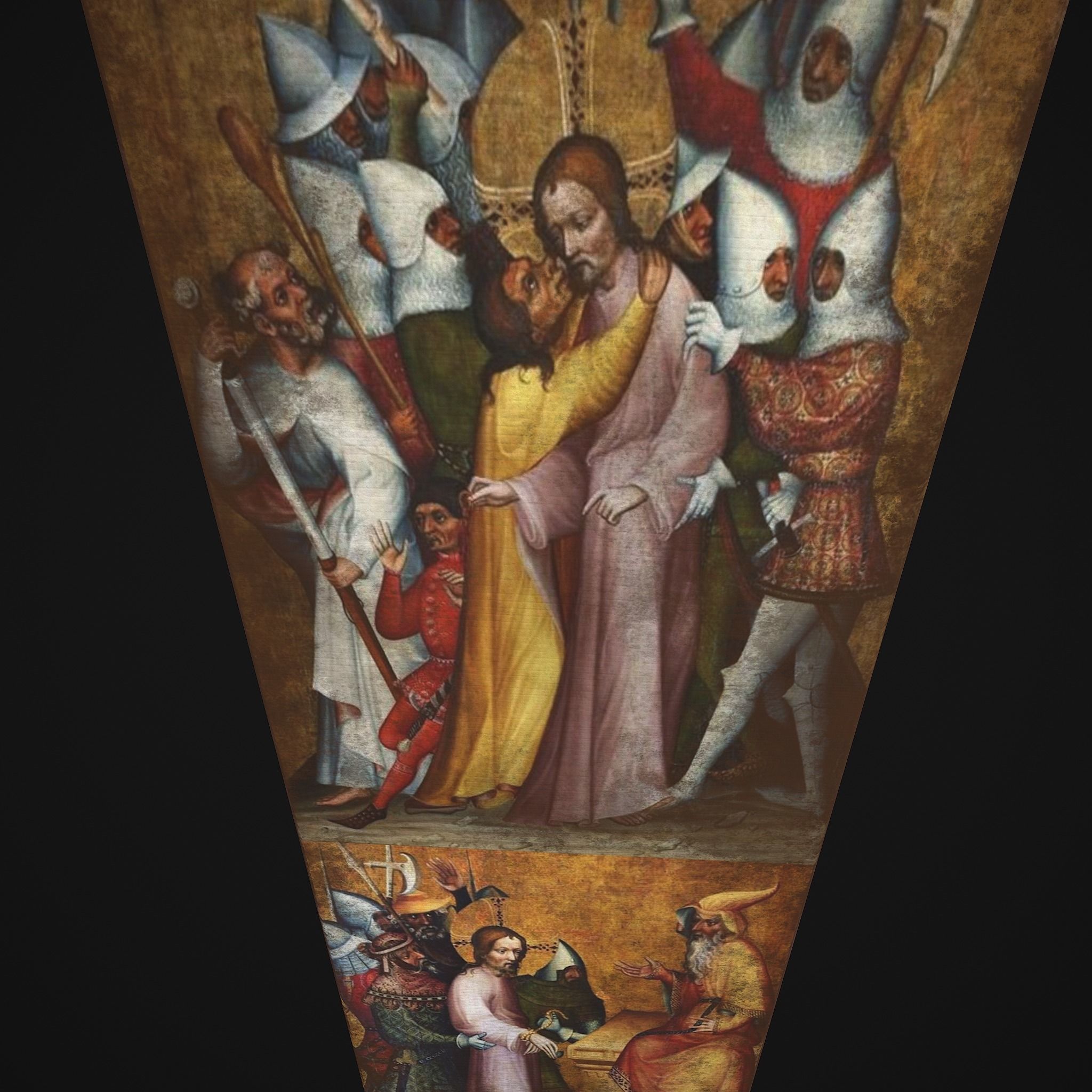 Medieval Church Painting Low-poly 3D model_19