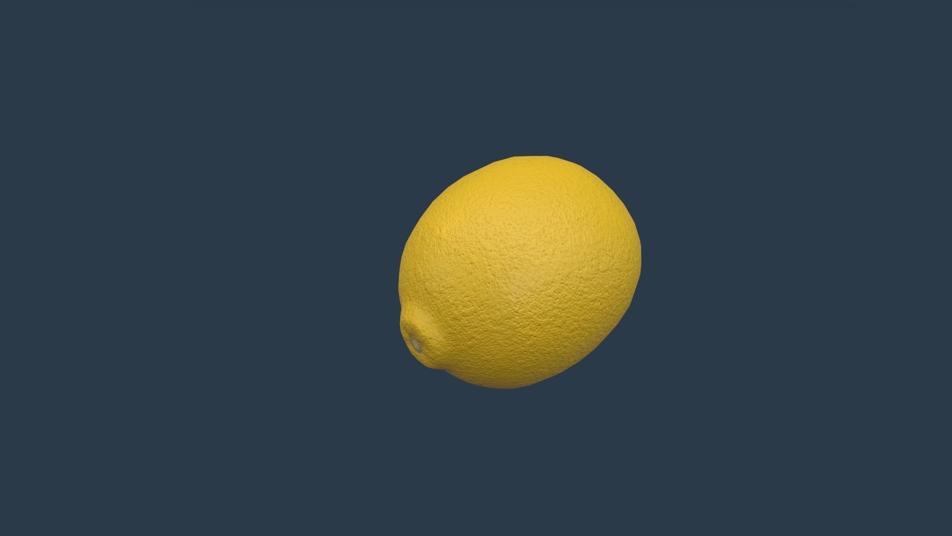 Fruit Set Low-poly 3D model_8
