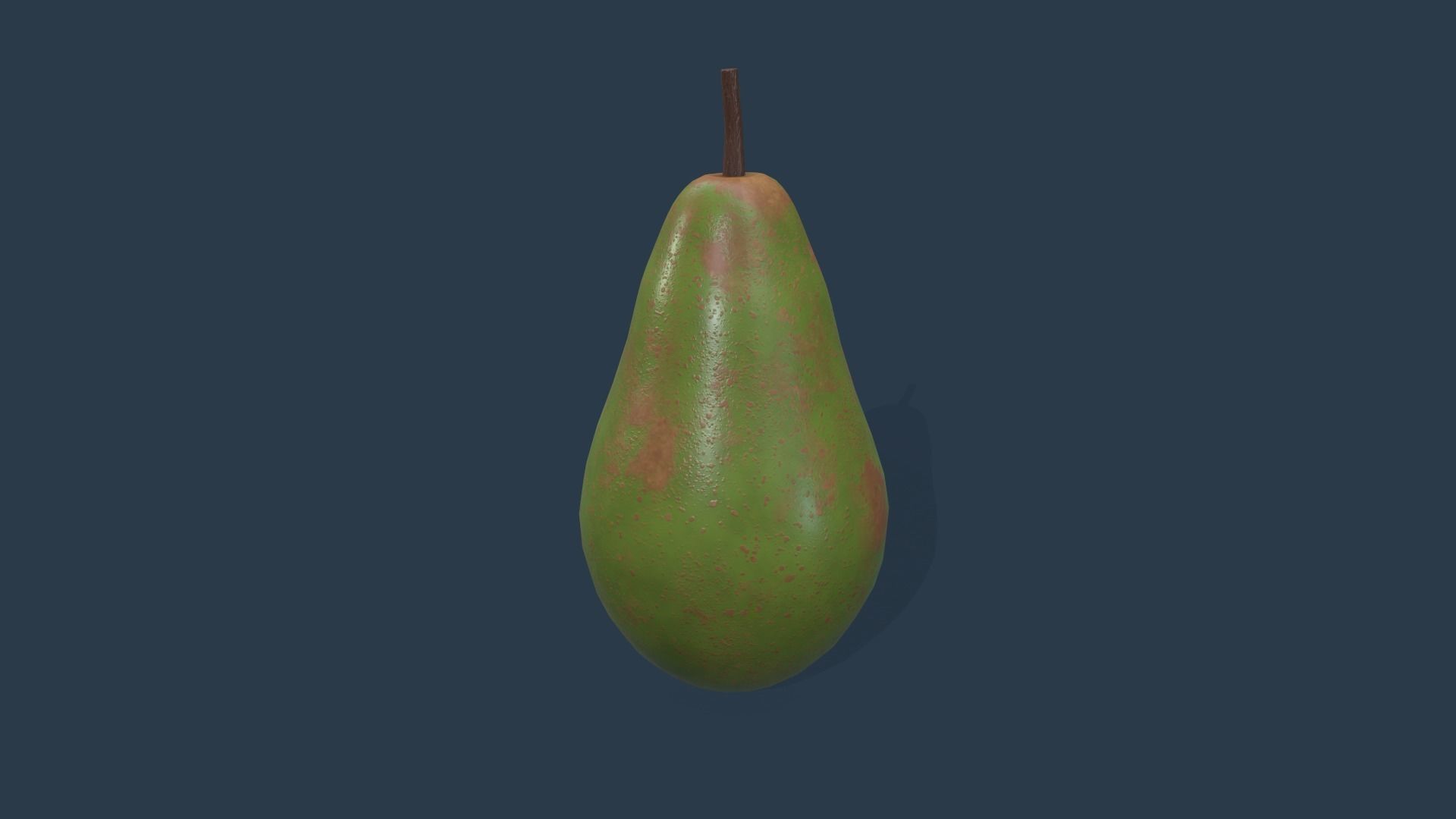 Fruit Set Low-poly 3D model_9