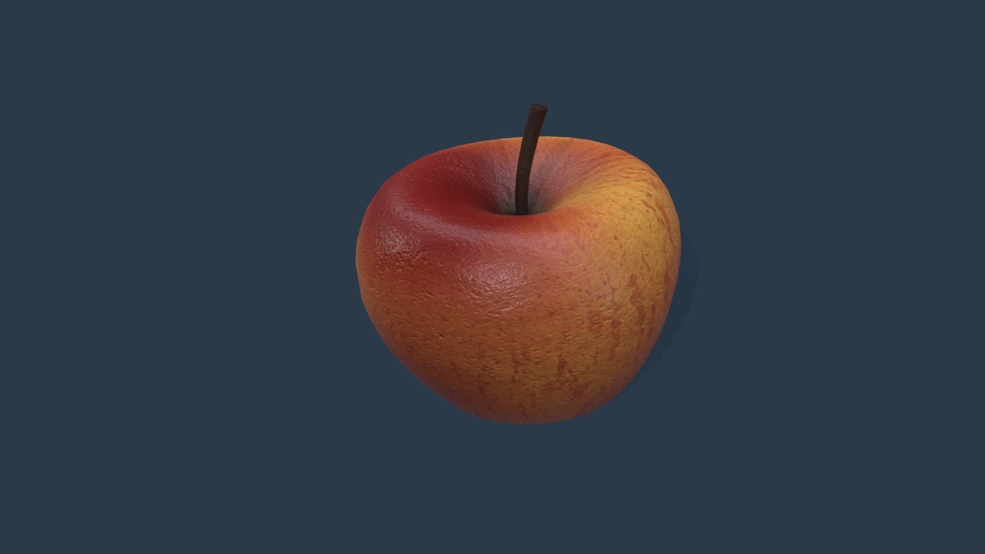 Fruit Set Low-poly 3D model_10