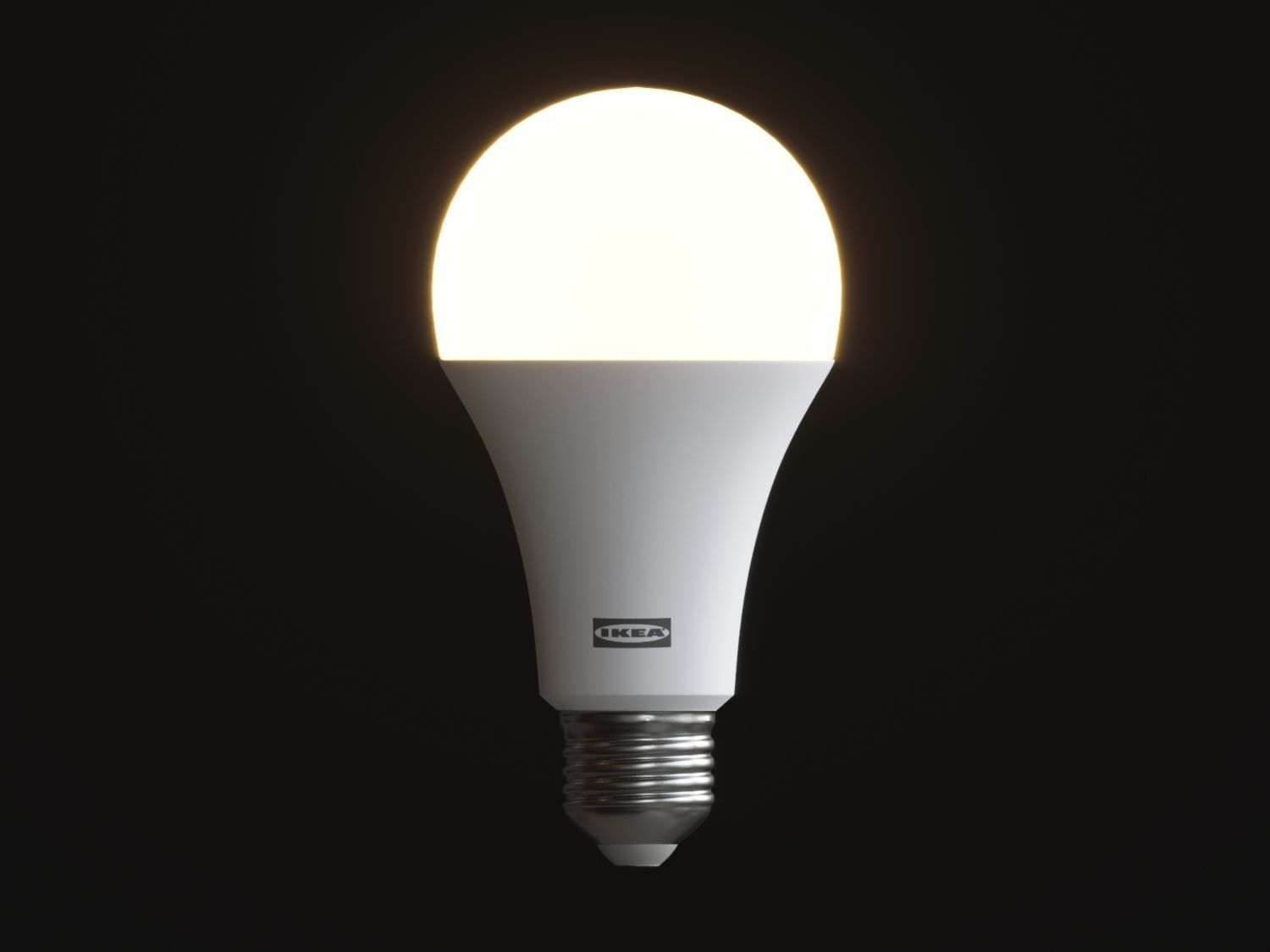 RYET Led Bulb Low-poly 3D model_10