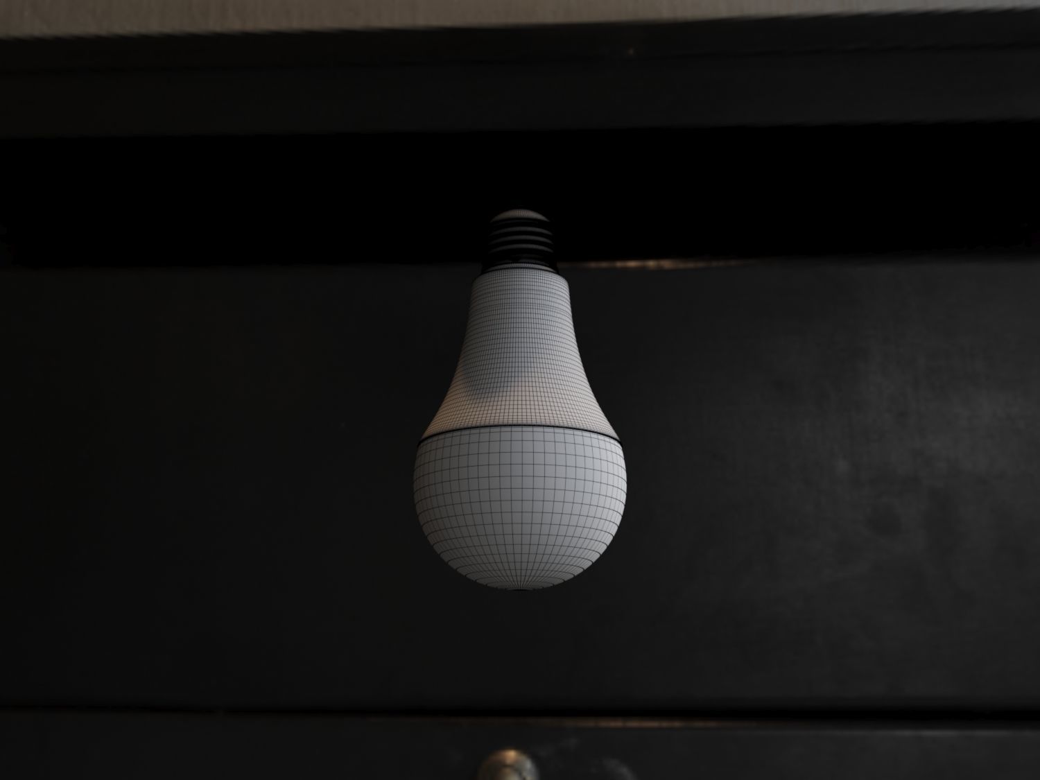 RYET Led Bulb Low-poly 3D model_8