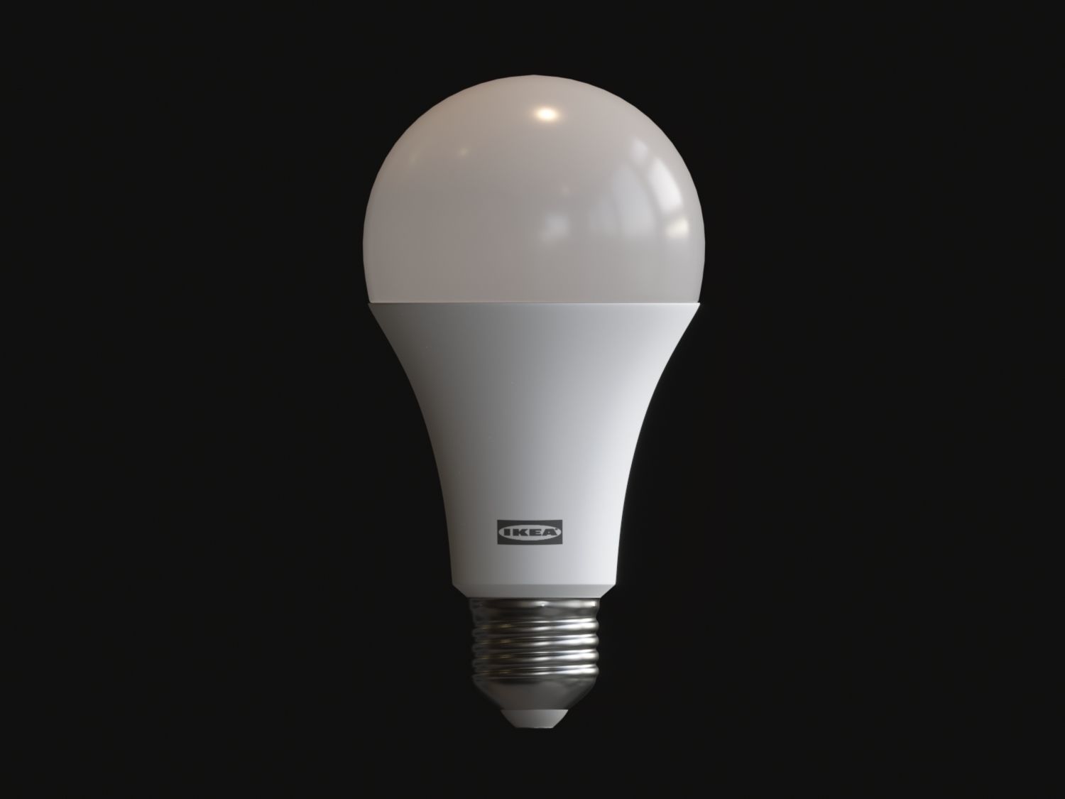 RYET Led Bulb Low-poly 3D model_12