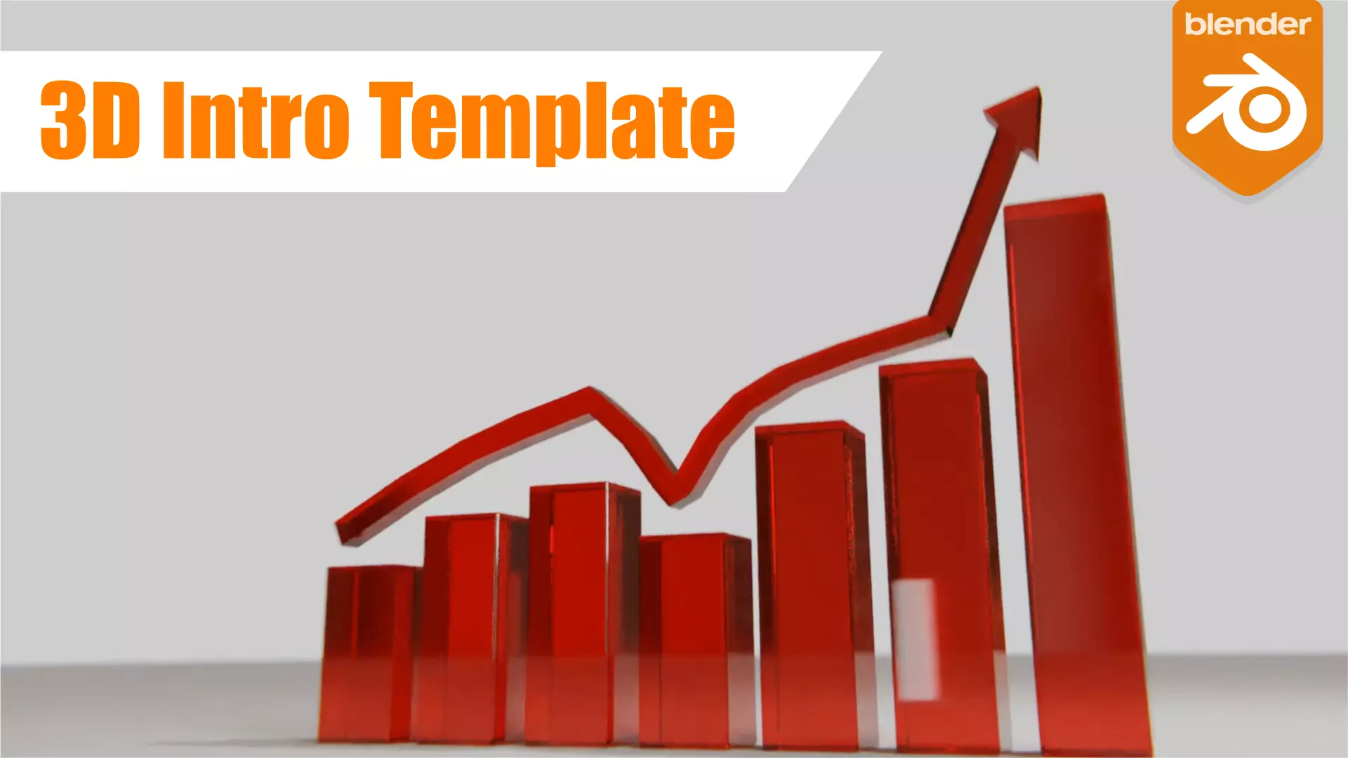 Epic Stock Market Intro Template 3D for Blender 3D model_0