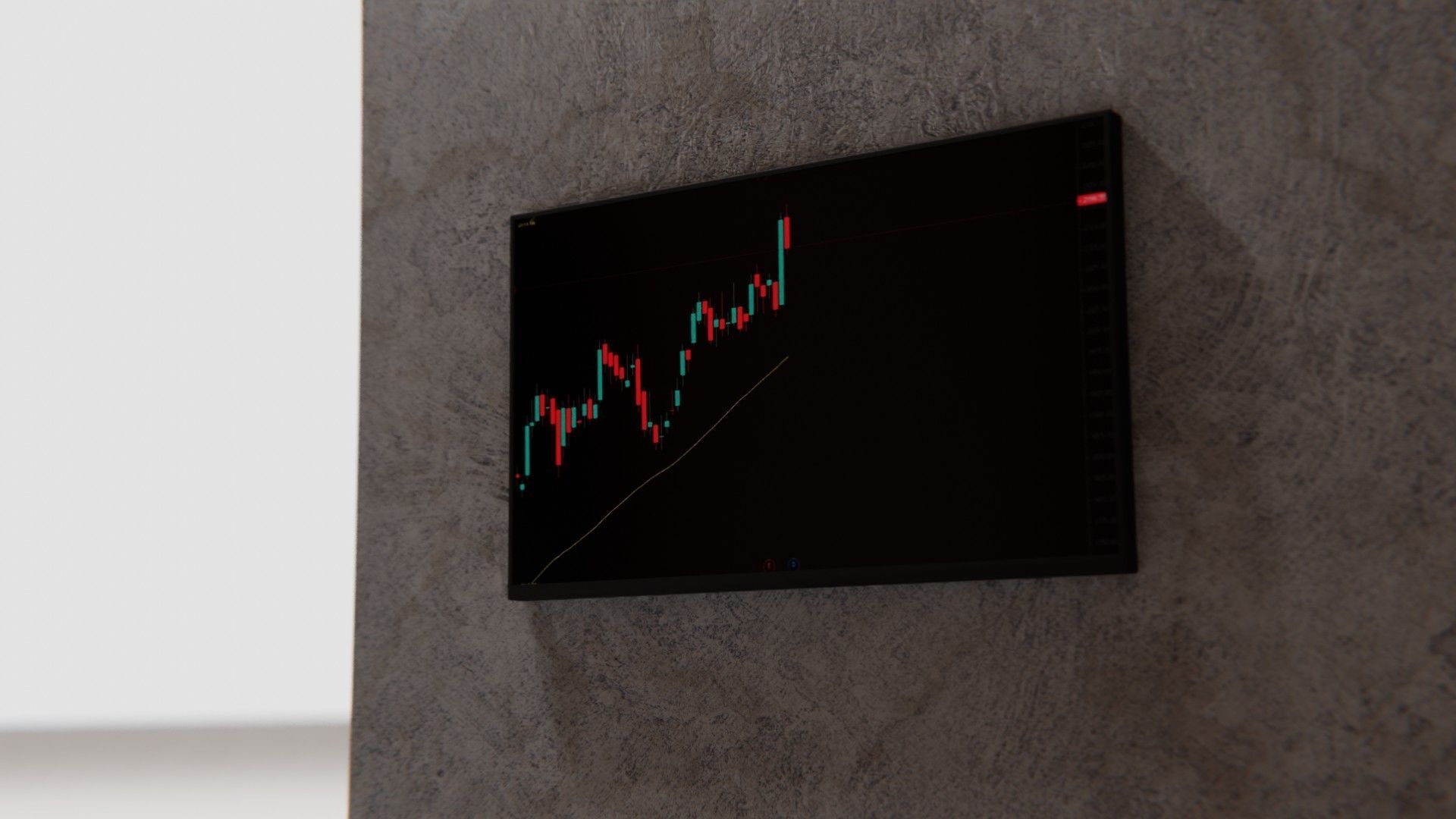 Epic Stock Market Intro Template 3D for Blender 3D model_2