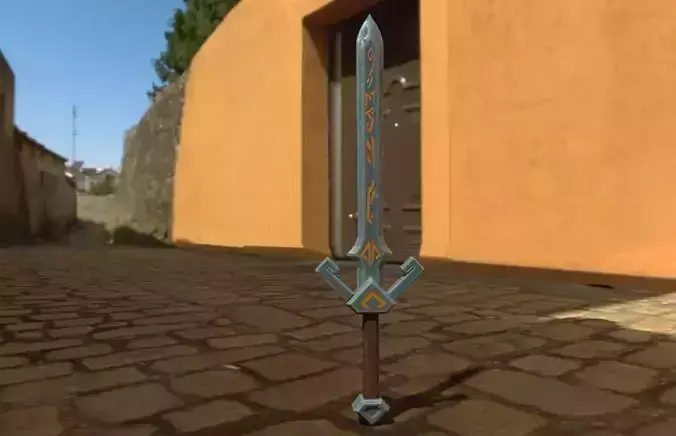 Sword Low Poly Game Asset