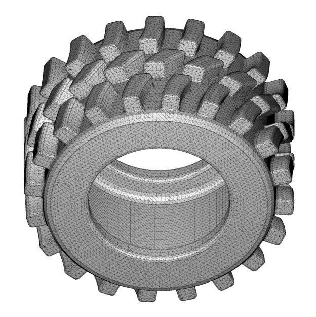 Wheel Loader Tyre 3D print model_6
