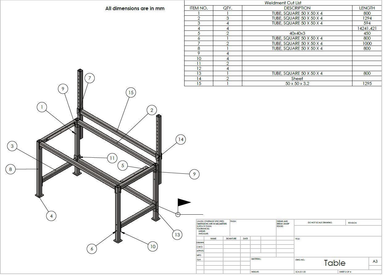 Electronic Workshop Table 3D model_5