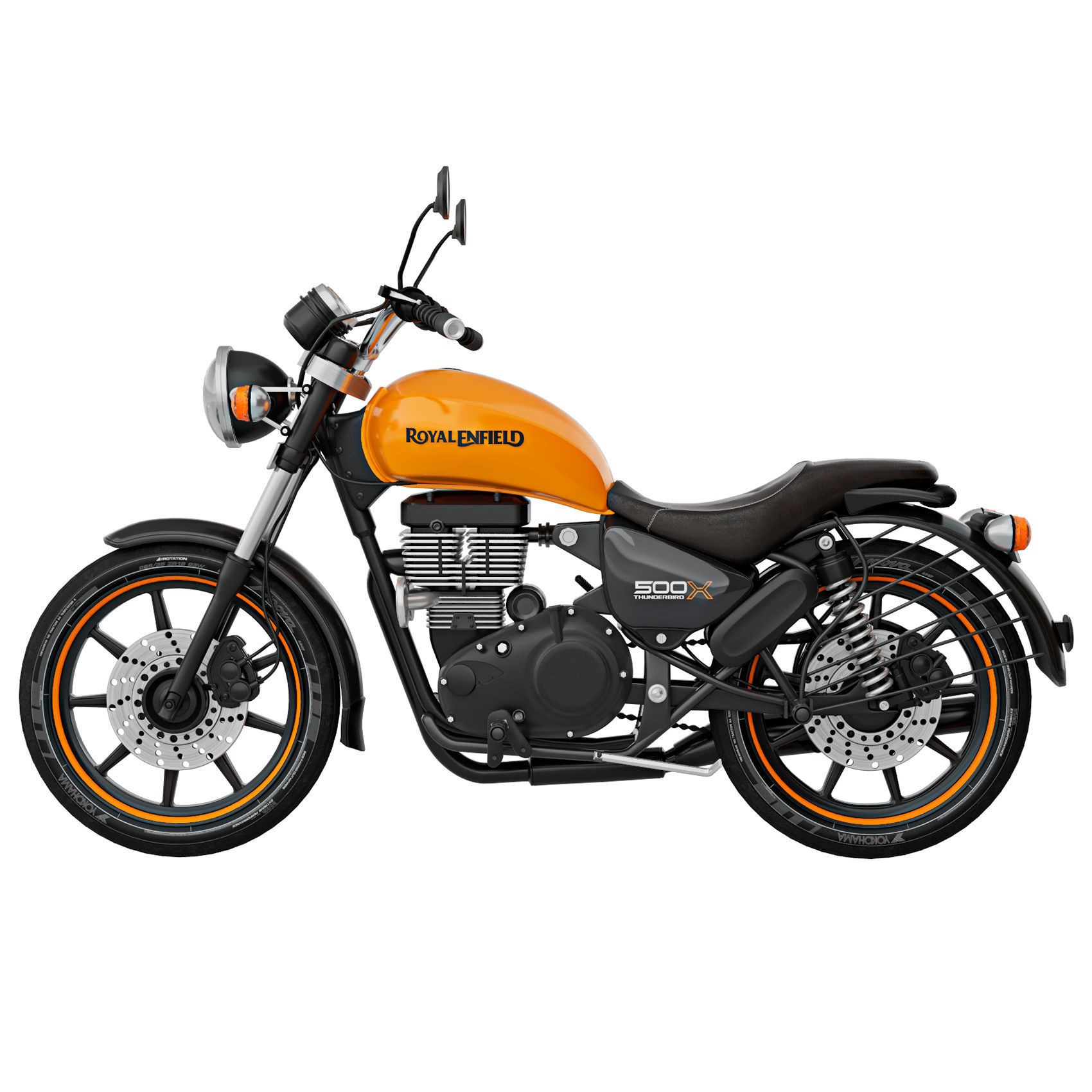 Royal Enfield Thunderbird 500X 3D model_4