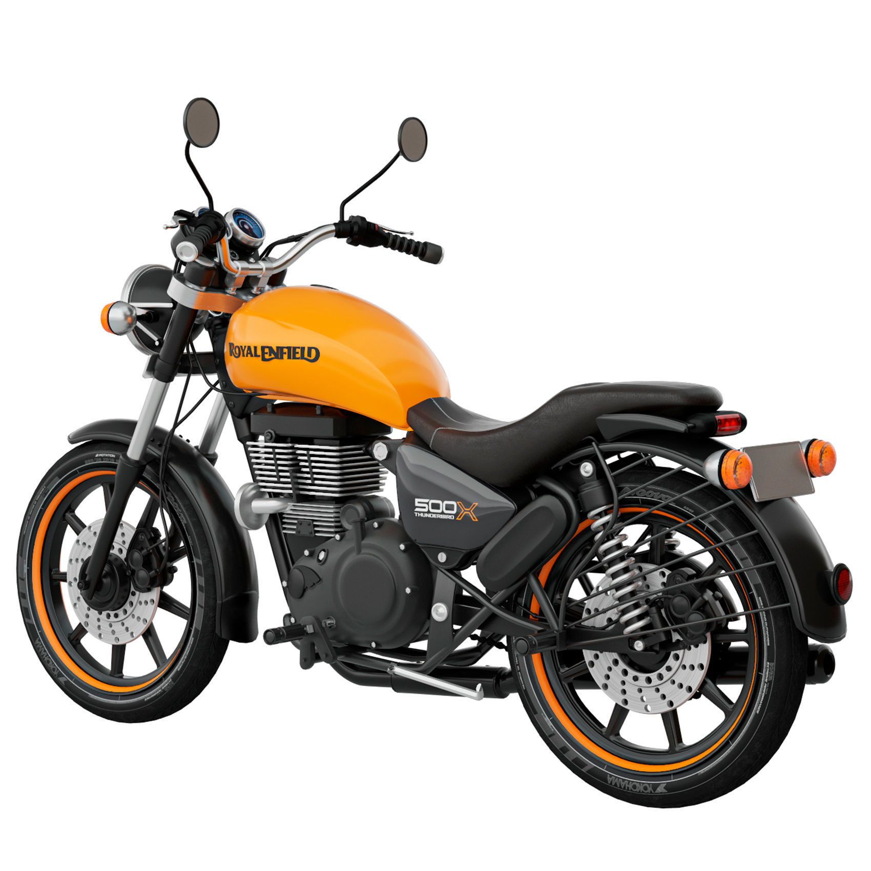 Royal Enfield Thunderbird 500X 3D model_5