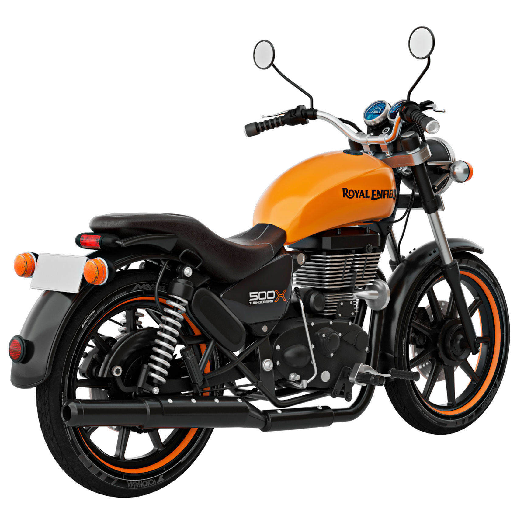 Royal Enfield Thunderbird 500X 3D model_6