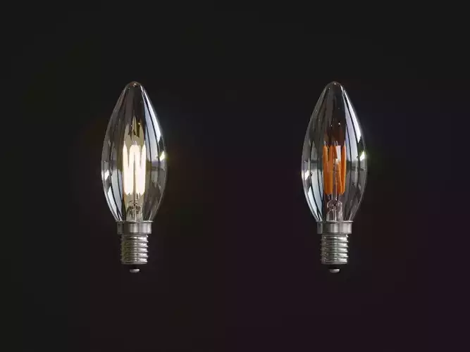 Candle Light Bulb