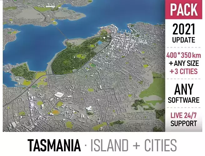 Tasmania 3D Model Collection