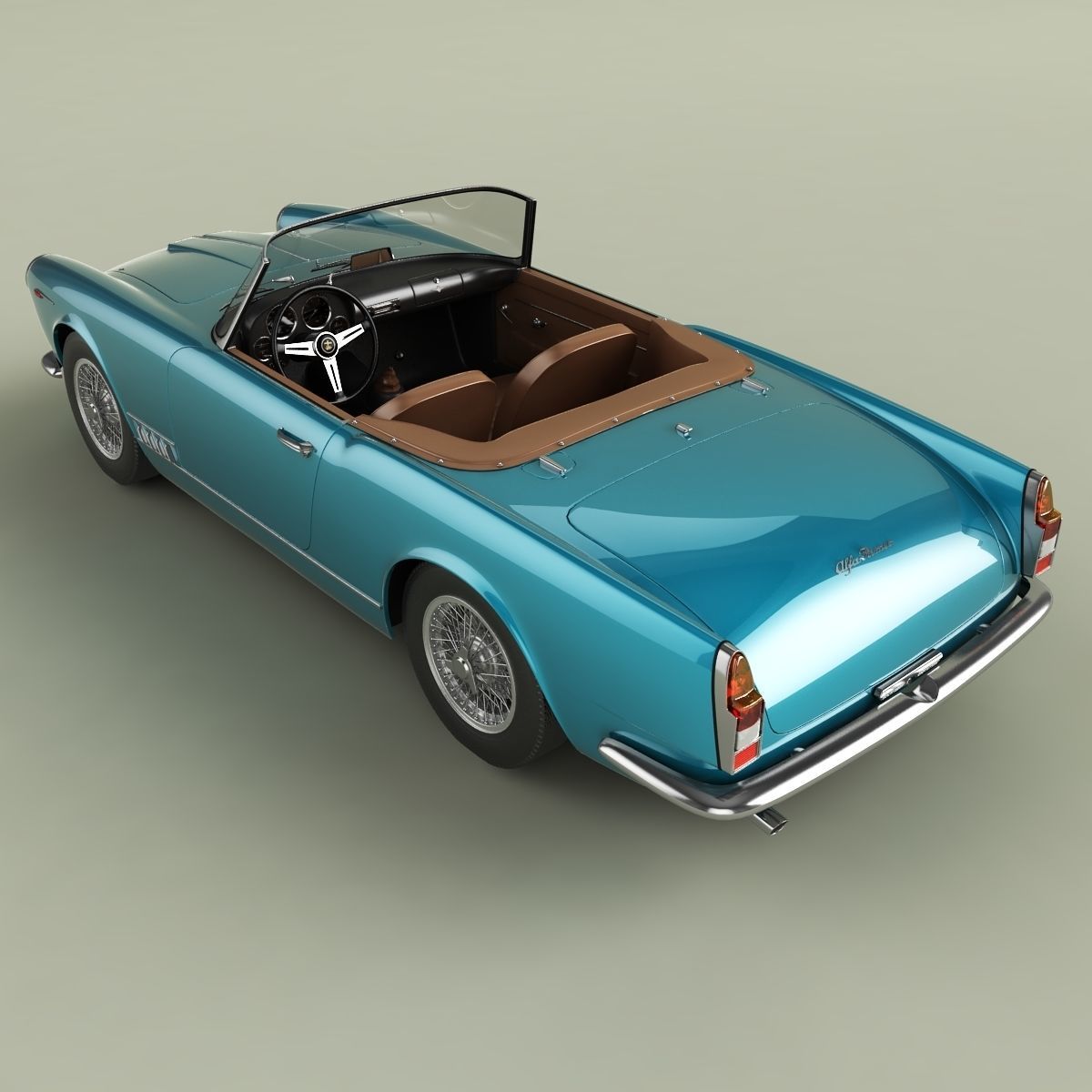 Alfa Romeo 2000 Touring Spider 3D model_7