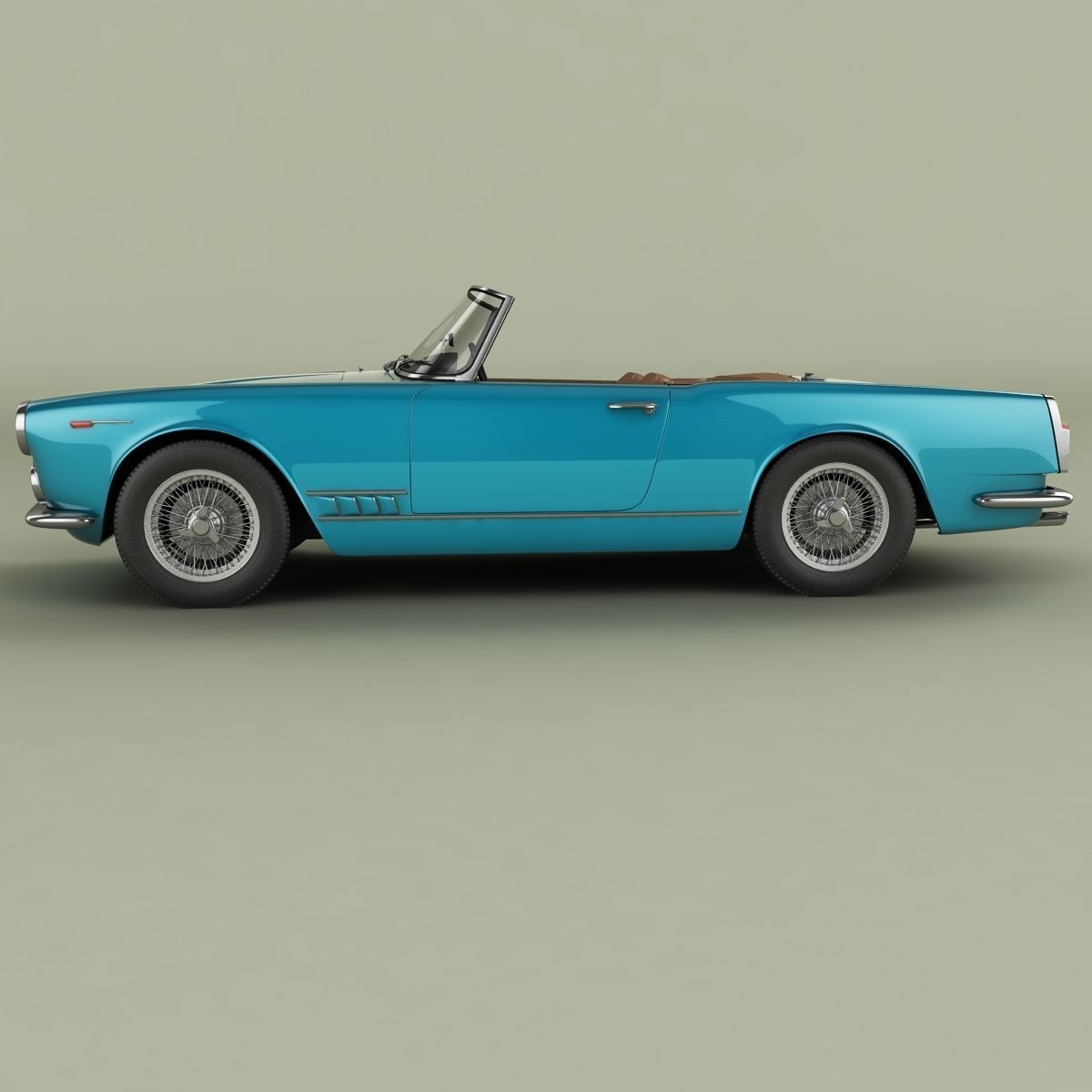 Alfa Romeo 2000 Touring Spider 3D model_1