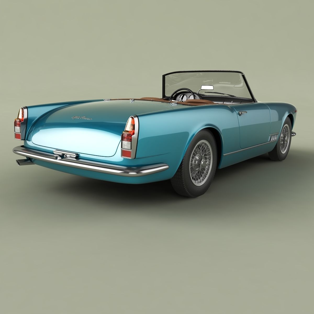 Alfa Romeo 2000 Touring Spider 3D model_2