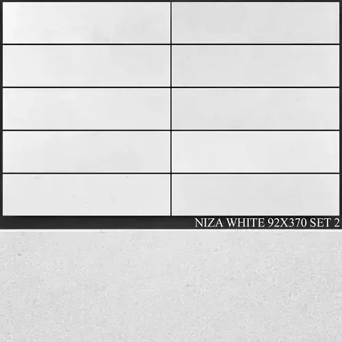 Peronda Niza White 92x370 Set 2 3D model