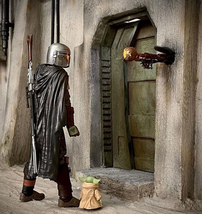 Jabbas Palace Gatekeeper droid 1-12 scale 3D print model_8