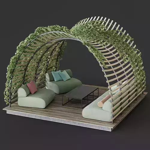Garden house 3D model