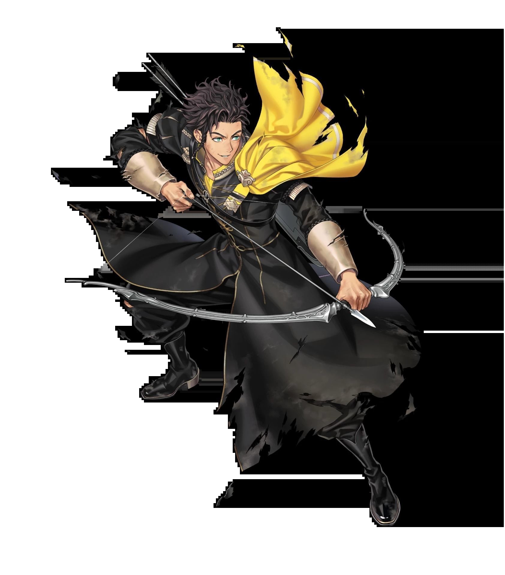  fire emblem bow silver  3D print model_5