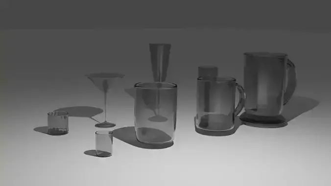 8 models cup glass beer mug