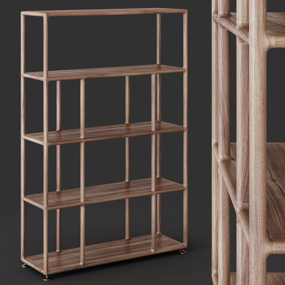 Biblo rack by Porada 3D model_1