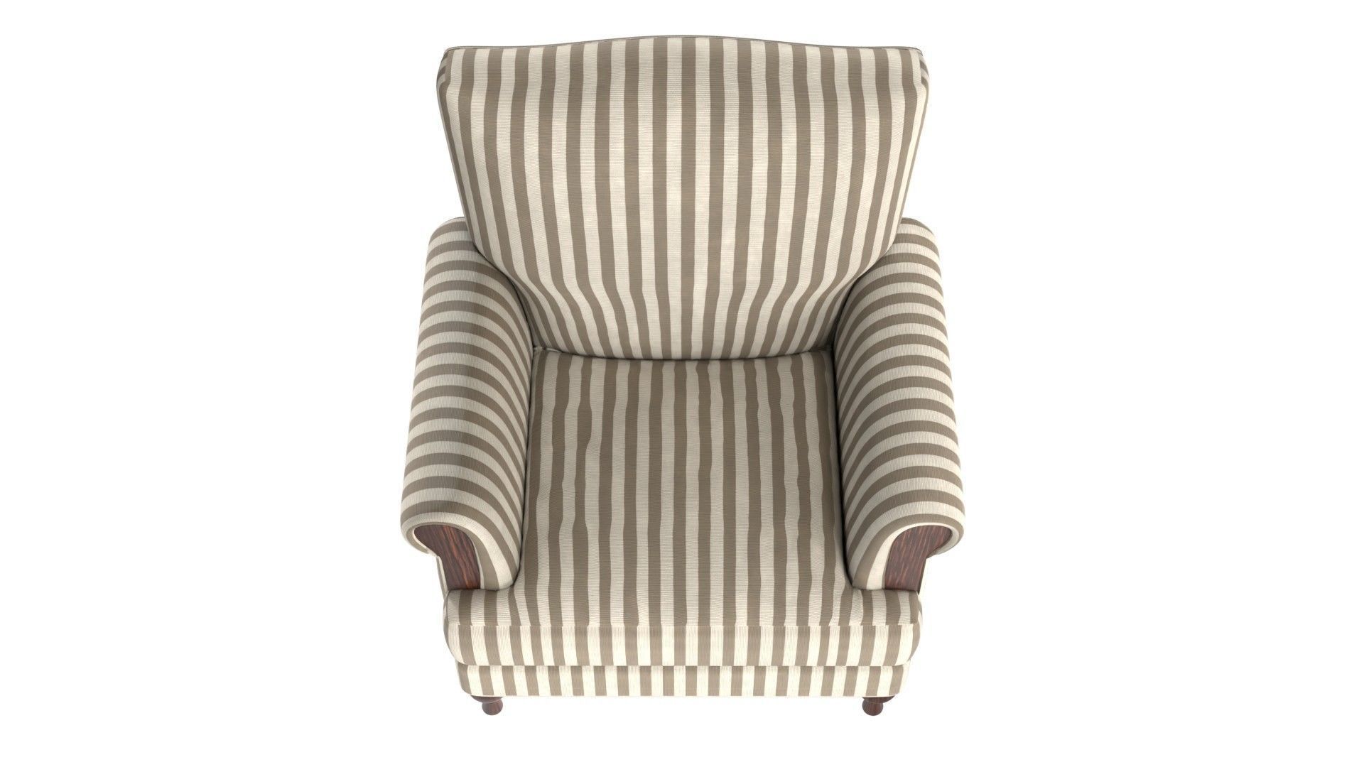 cgt armchair trad 3D model_2