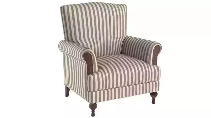 cgt armchair trad 3D model