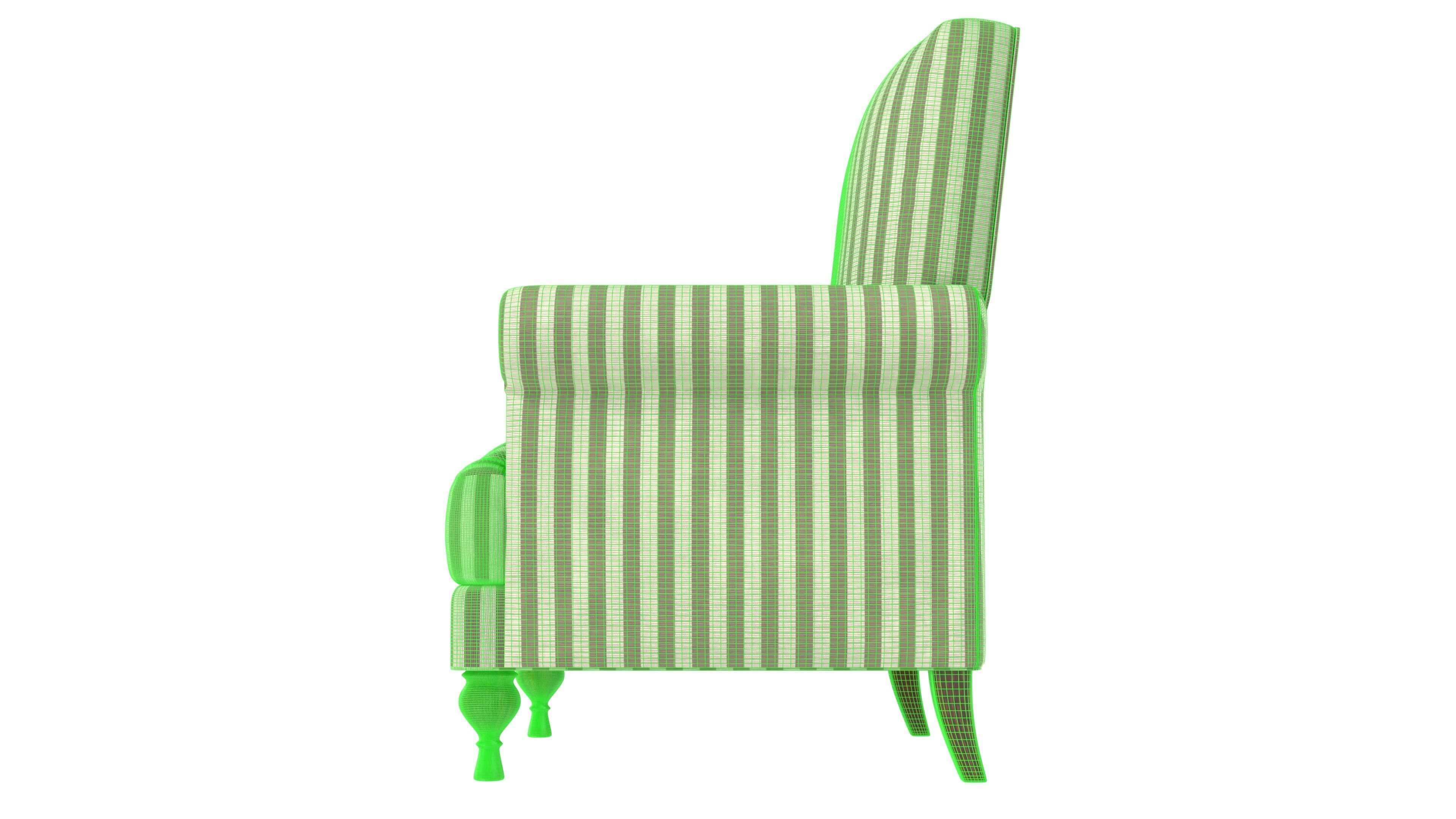cgt armchair trad 3D model_7