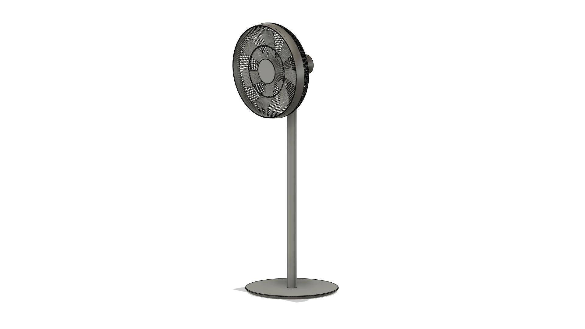 Standing fan 3D model_6