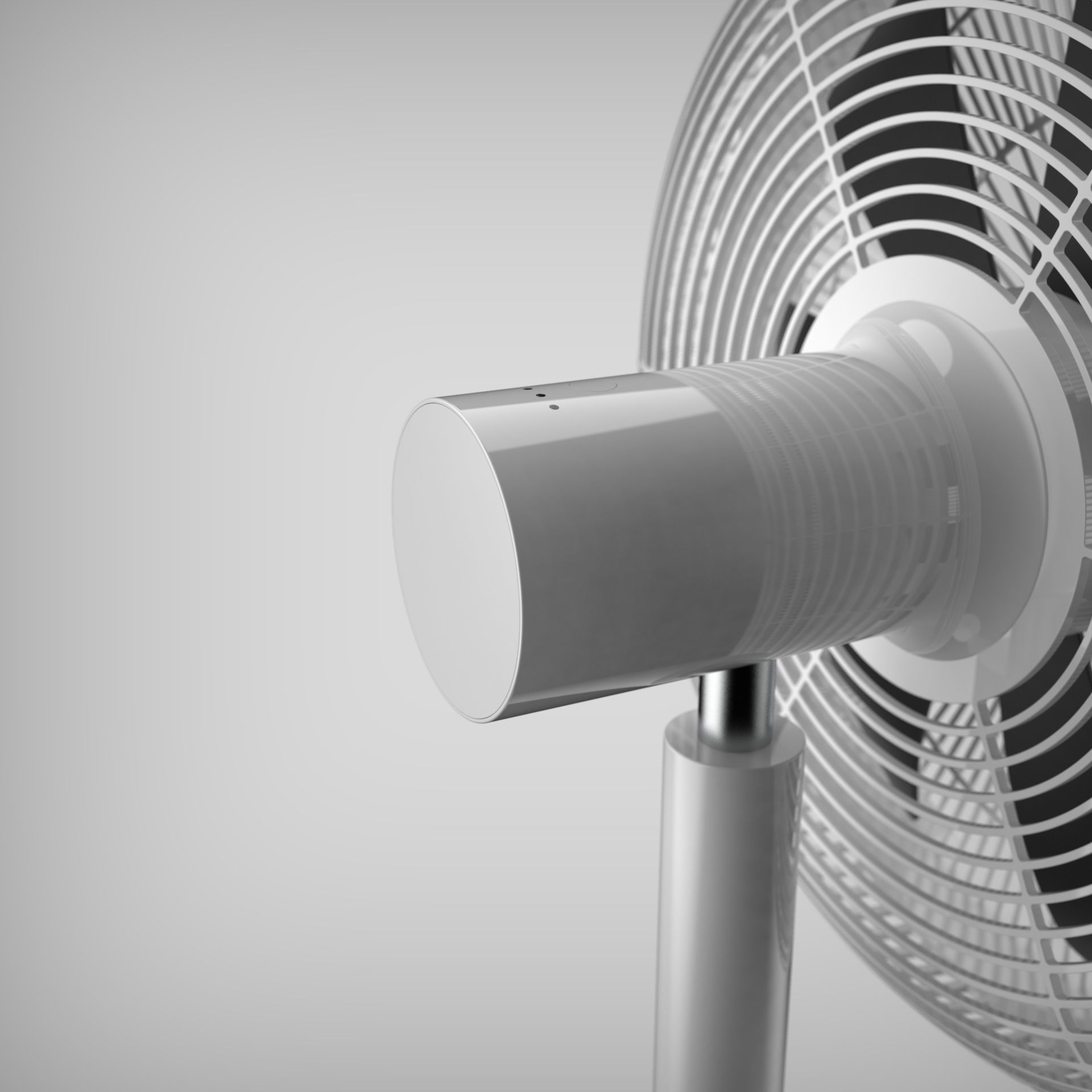 Standing fan 3D model_2