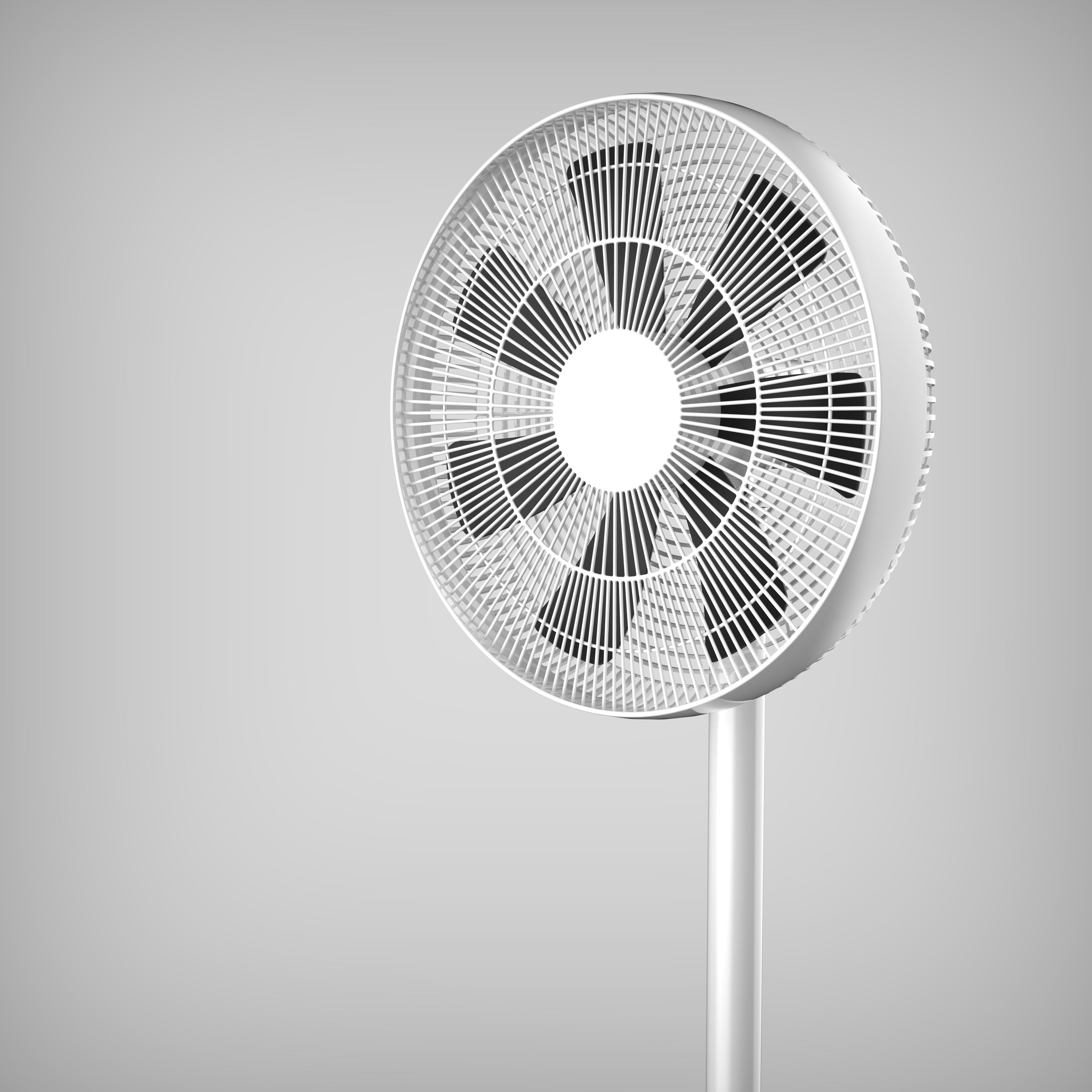 Standing fan 3D model_3