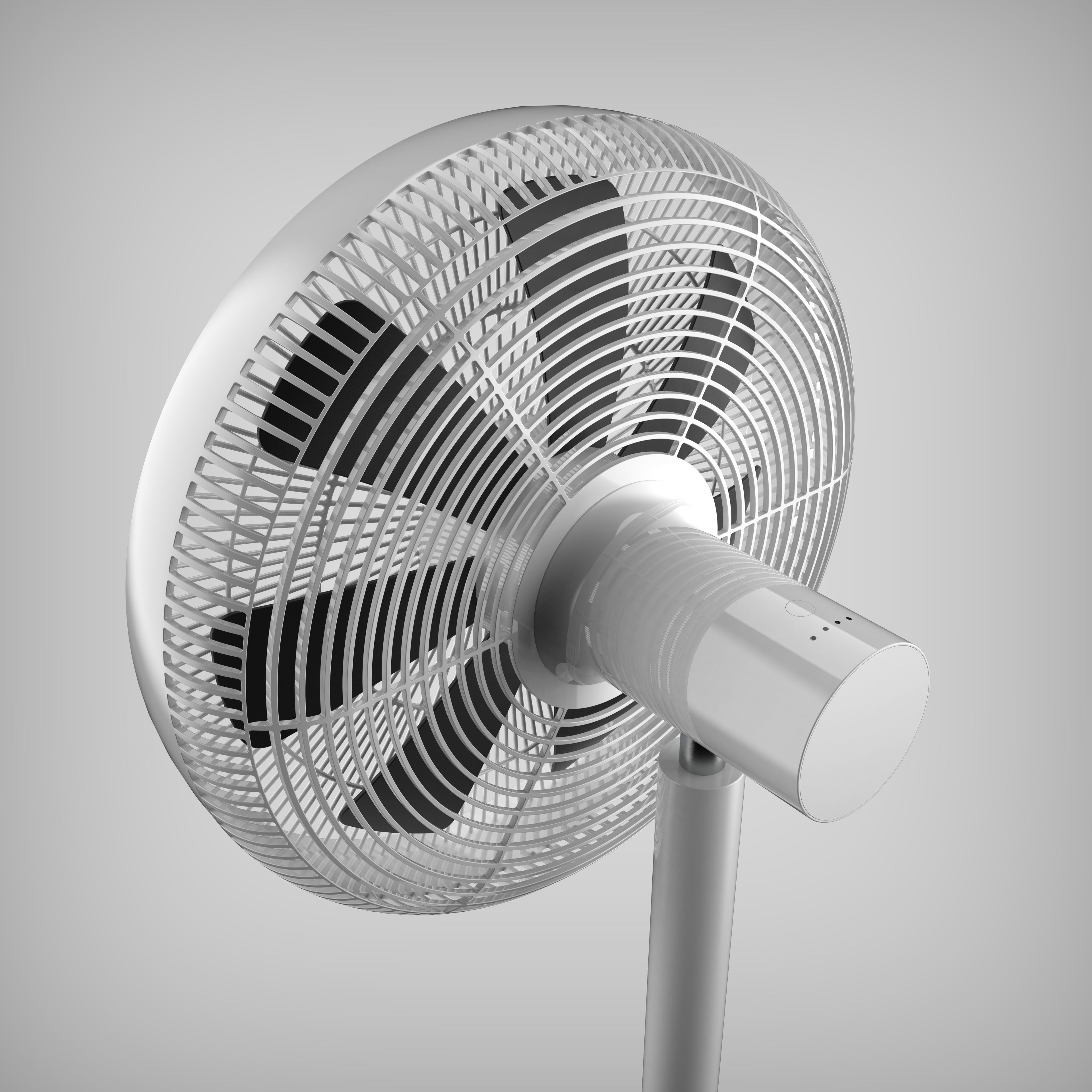 Standing fan 3D model_4